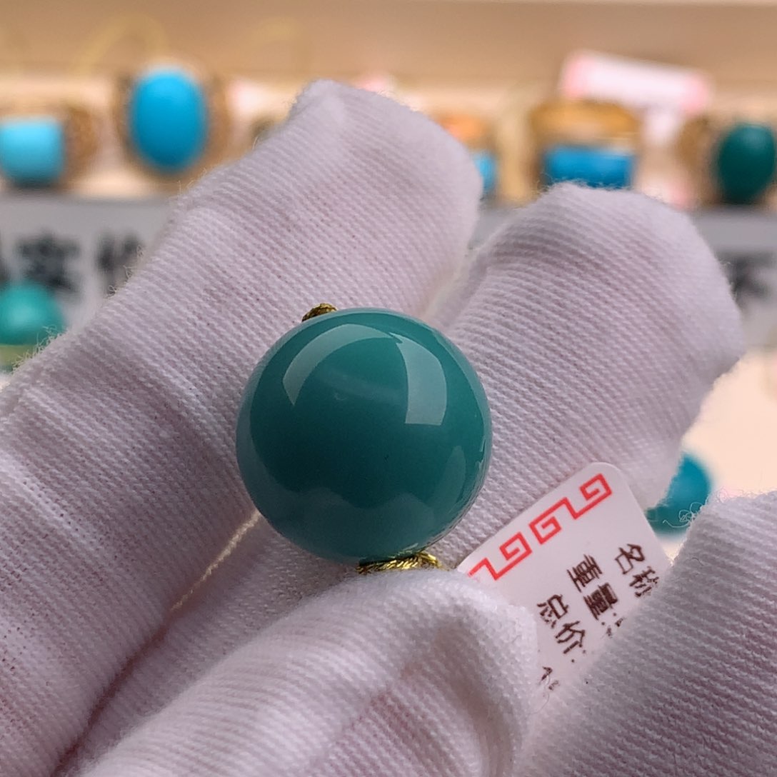 绿松石珠宝奇石未镶嵌理*德16