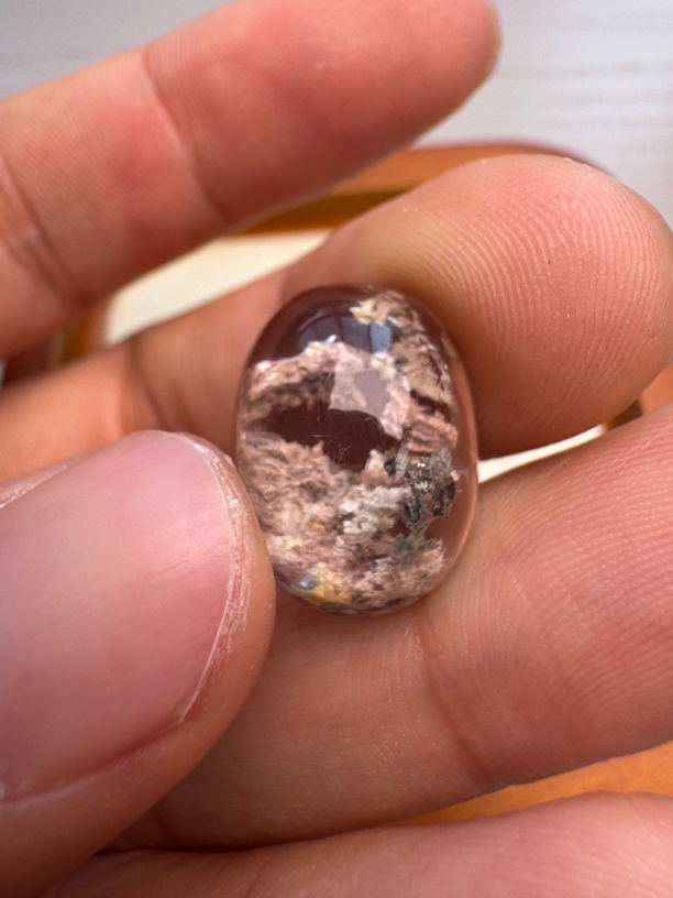 定制款彩幽灵水晶蛋面