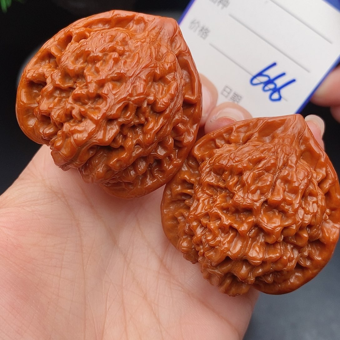 把件文玩核桃45官帽666