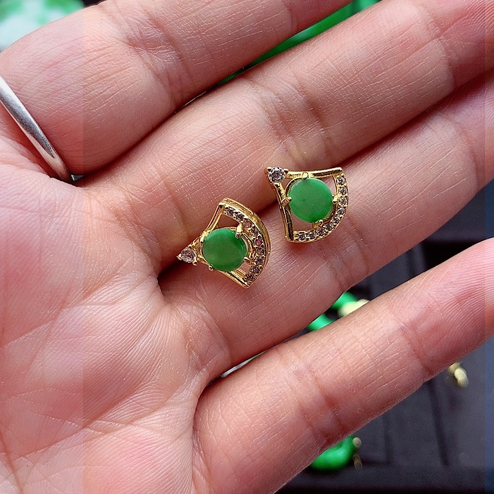 翡翠颈饰银S925镶嵌翡翠