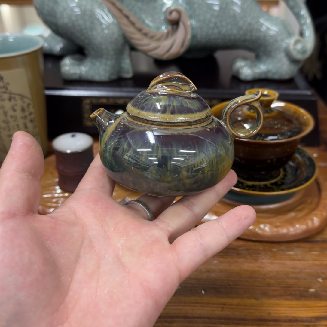 龙泉青瓷茶具微瑕7750