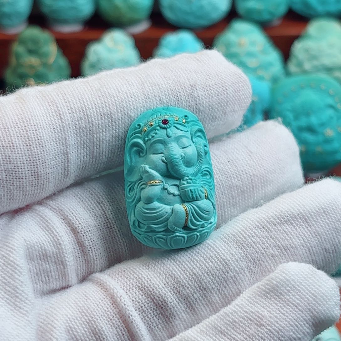 绿松石未镶嵌配饰