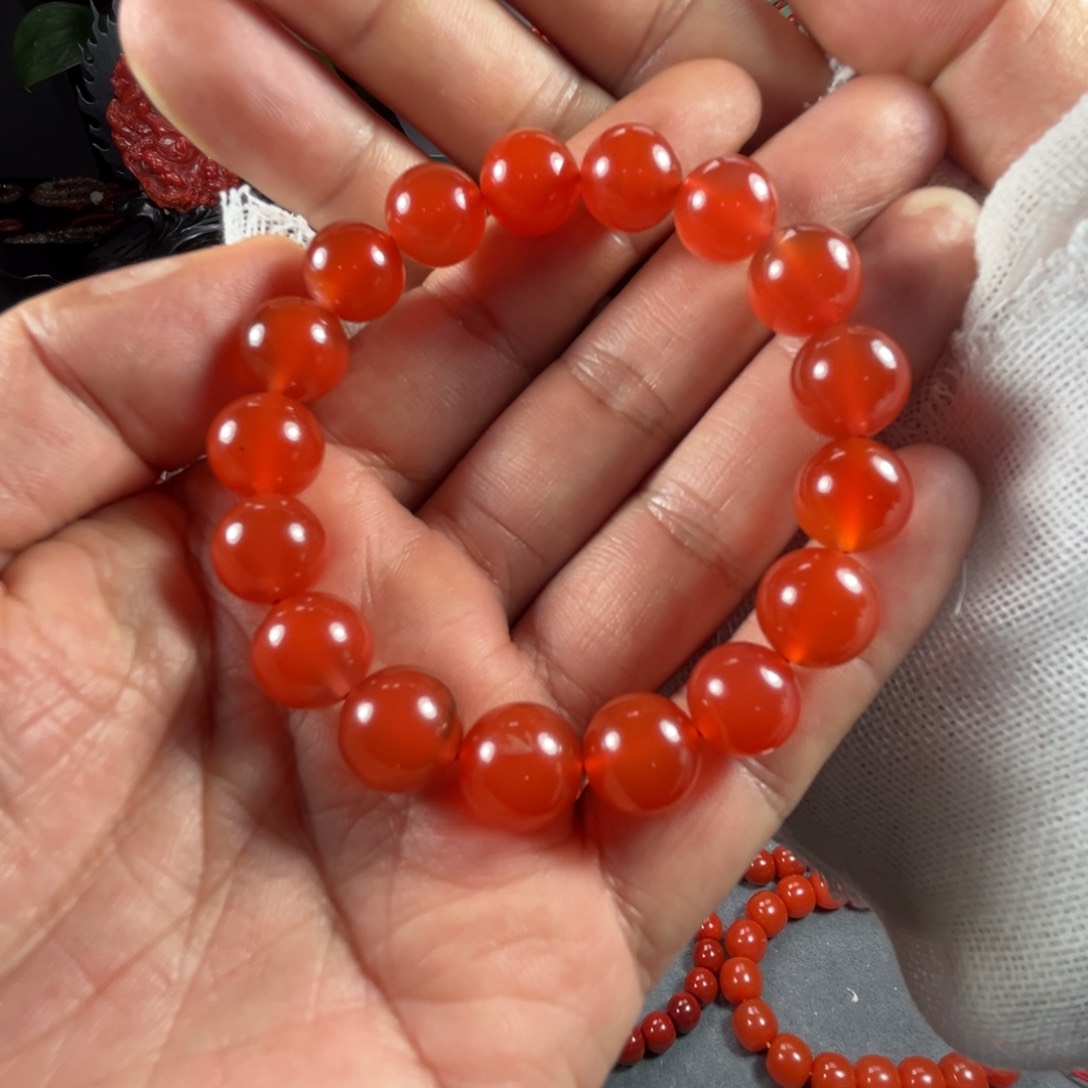 南红玛瑙手链未镶嵌用****7