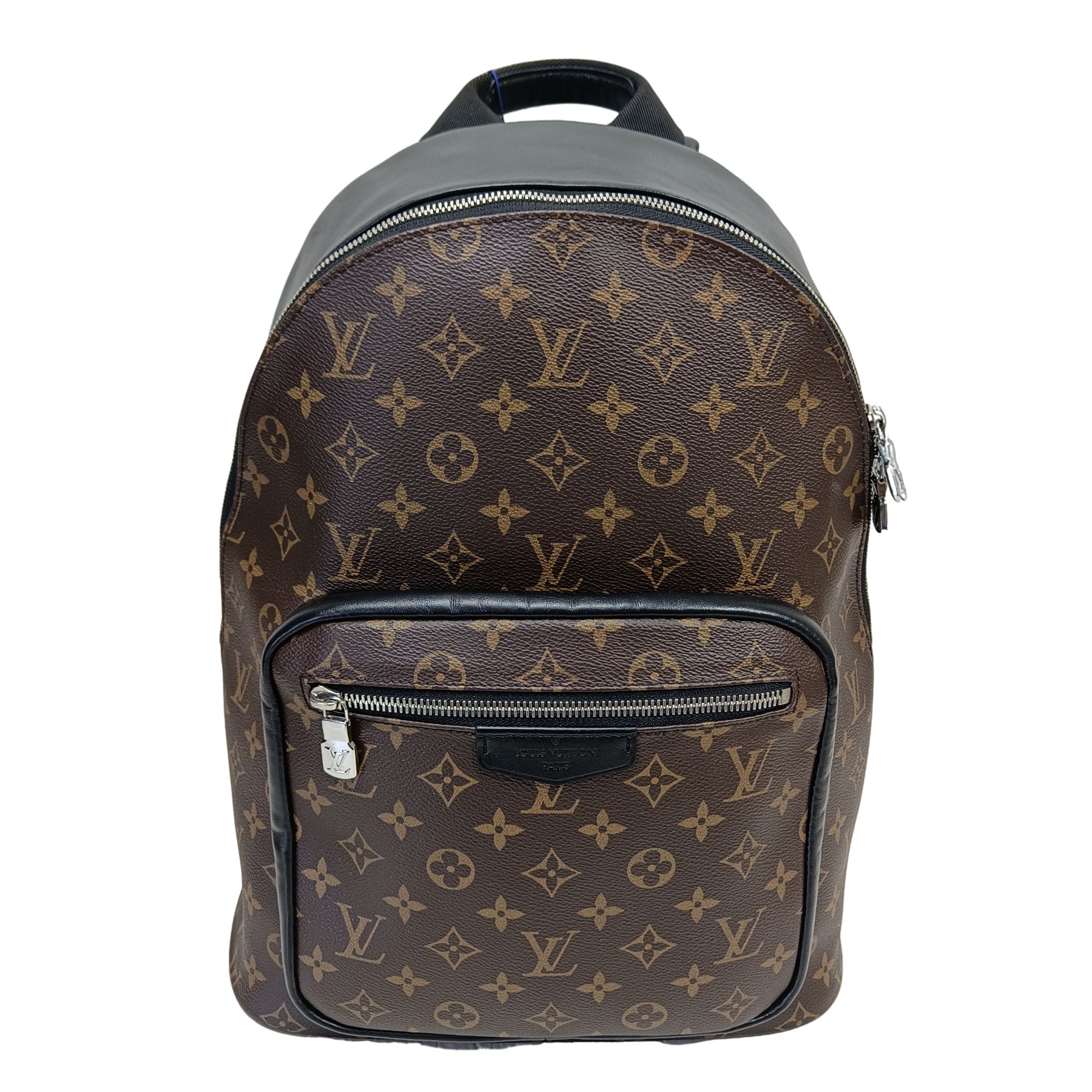 99新 LouisVuitton/路易威登 二奢男包时尚棕老花拼皮双肩包/1059