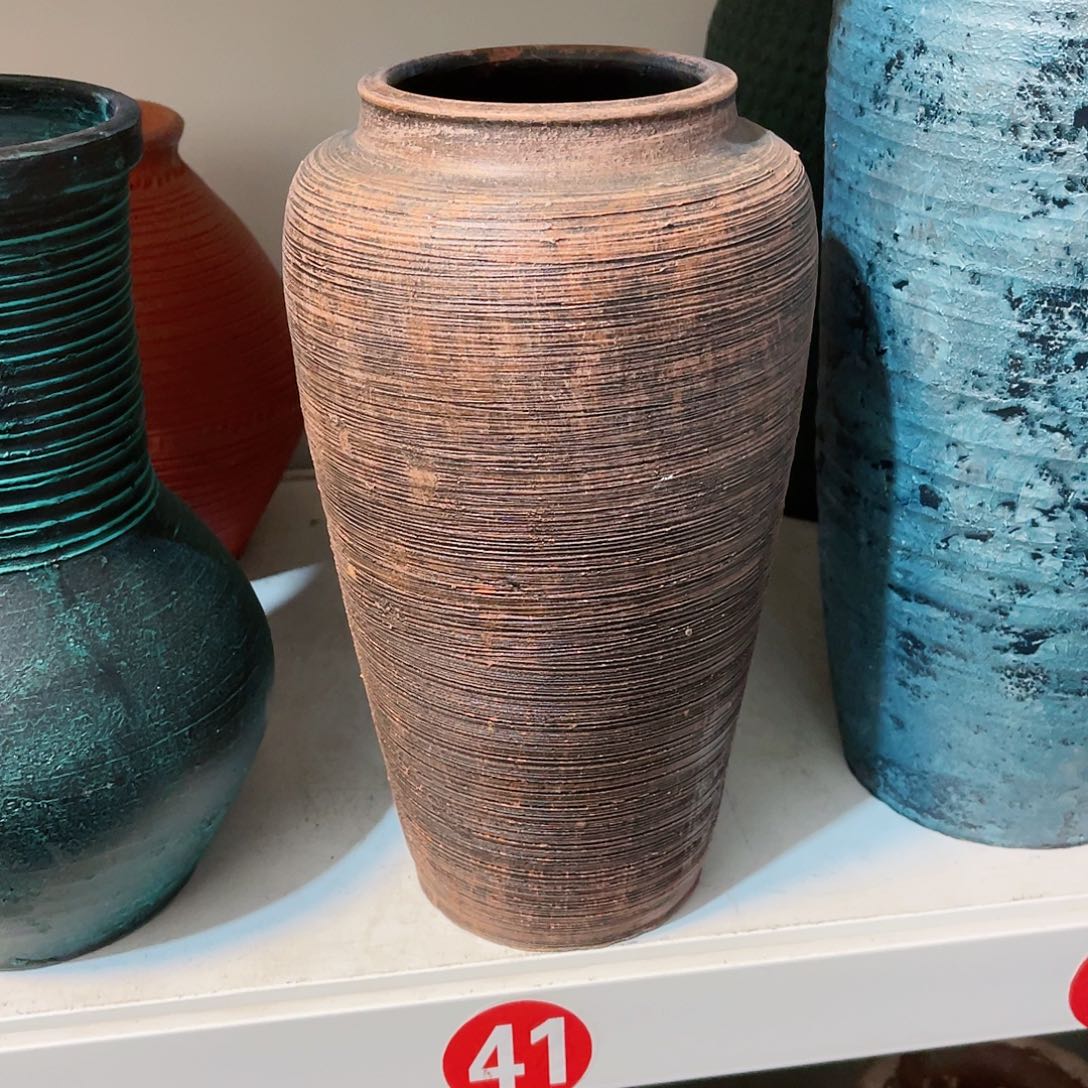 红陶无孔口径10高度28