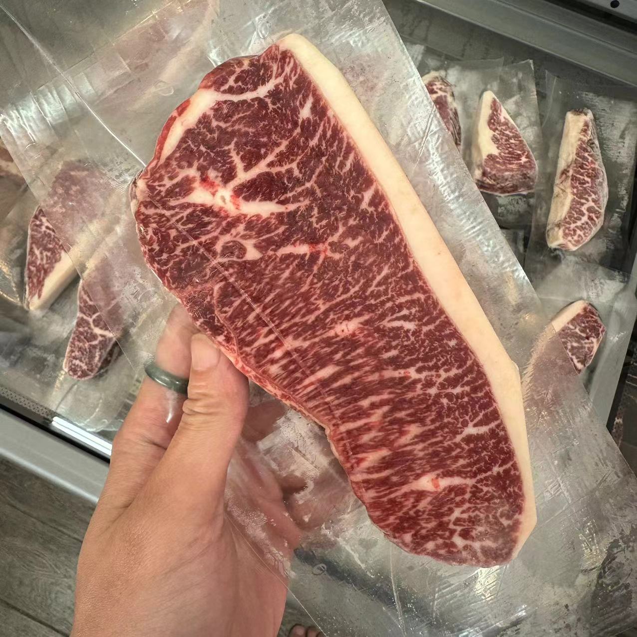 原切牛排 澳洲WX纯种和牛小西冷精修1000g