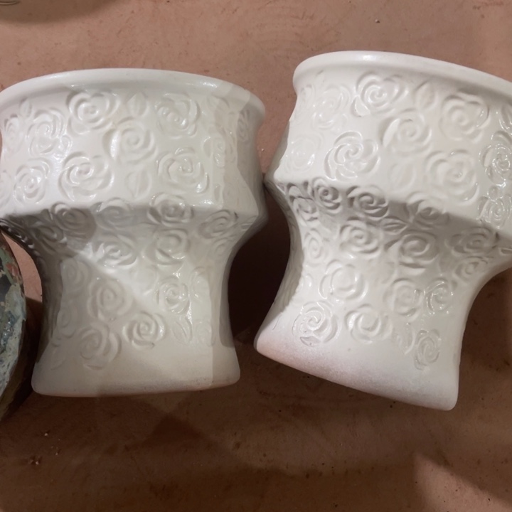 紫砂花盆口径20高度21两只正品