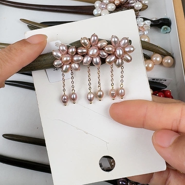 未镶嵌淡水珍珠发饰