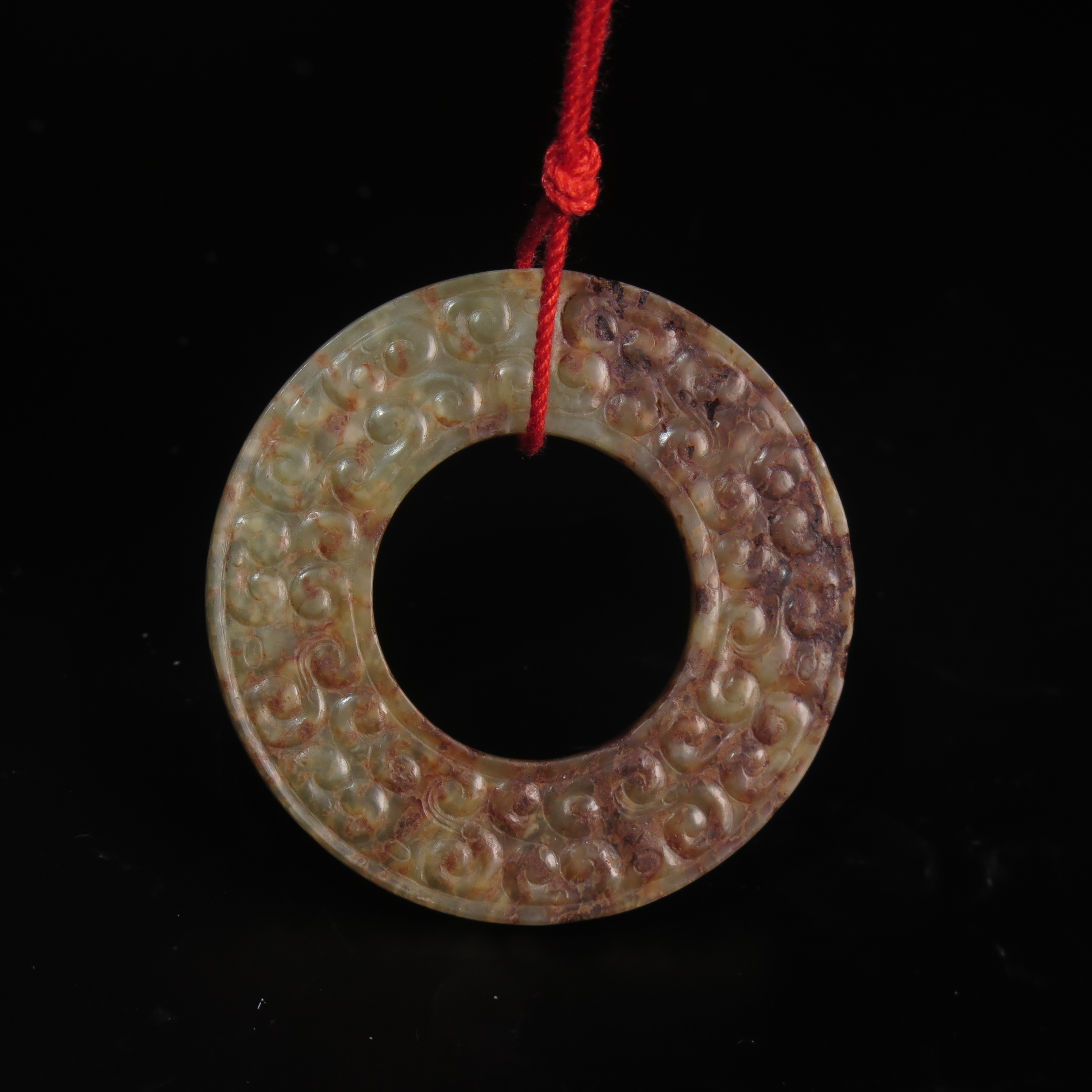 明代云龙纹玉瑗/MZ229914/和田玉/民族文物