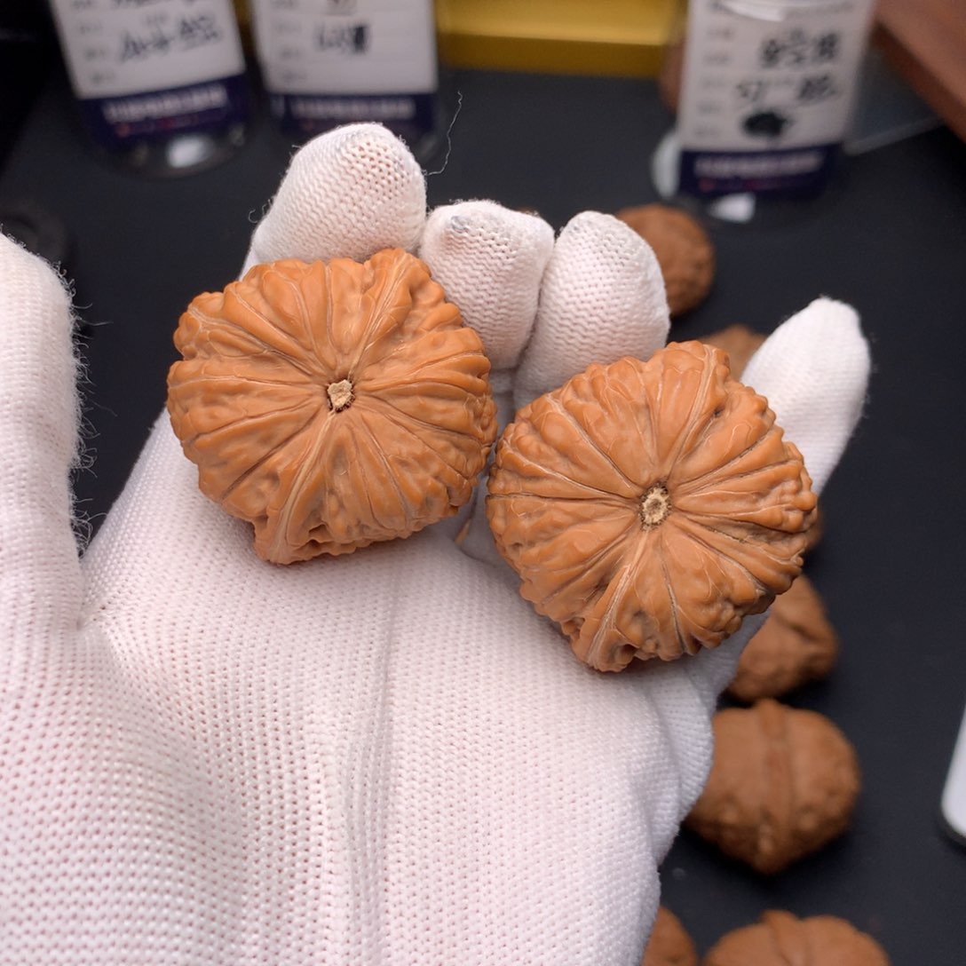 文玩核桃吊坠40金蝉子