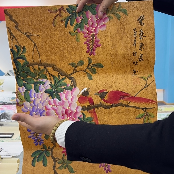 国画手绘国画作品