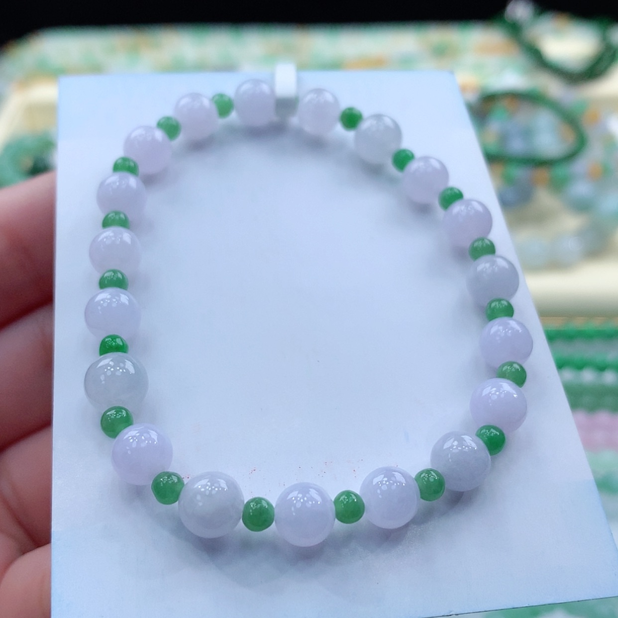 【闪购商品】翡翠颈饰未镶嵌缅甸天然a货翡翠