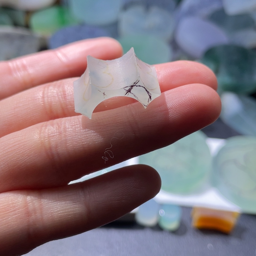 定制翡翠未镶嵌边角