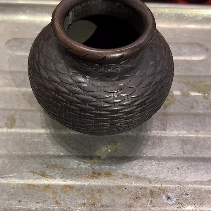 孙***总黄铜摆件，文房工艺品