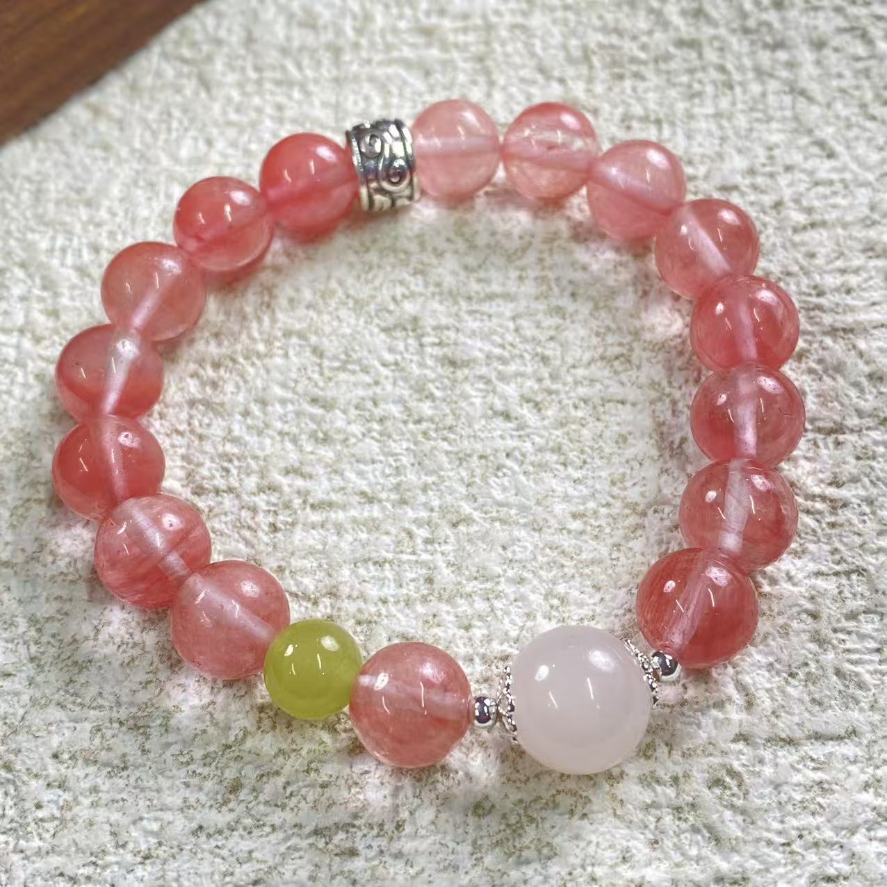 YHKINGS1643设计师款10m西瓜晶单圈简约多样性发其一不带礼盒