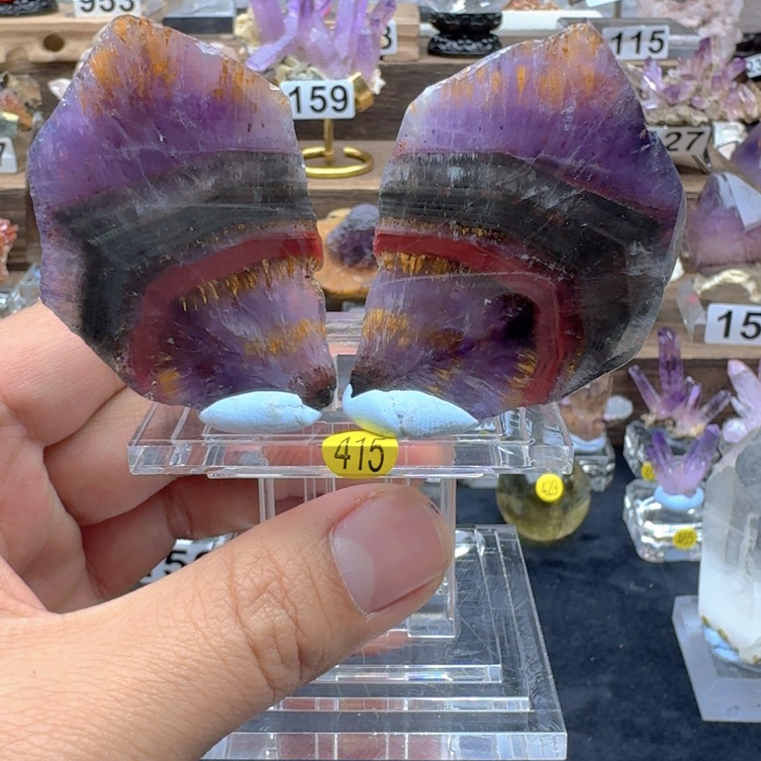自***长水晶未镶嵌珠宝半成品