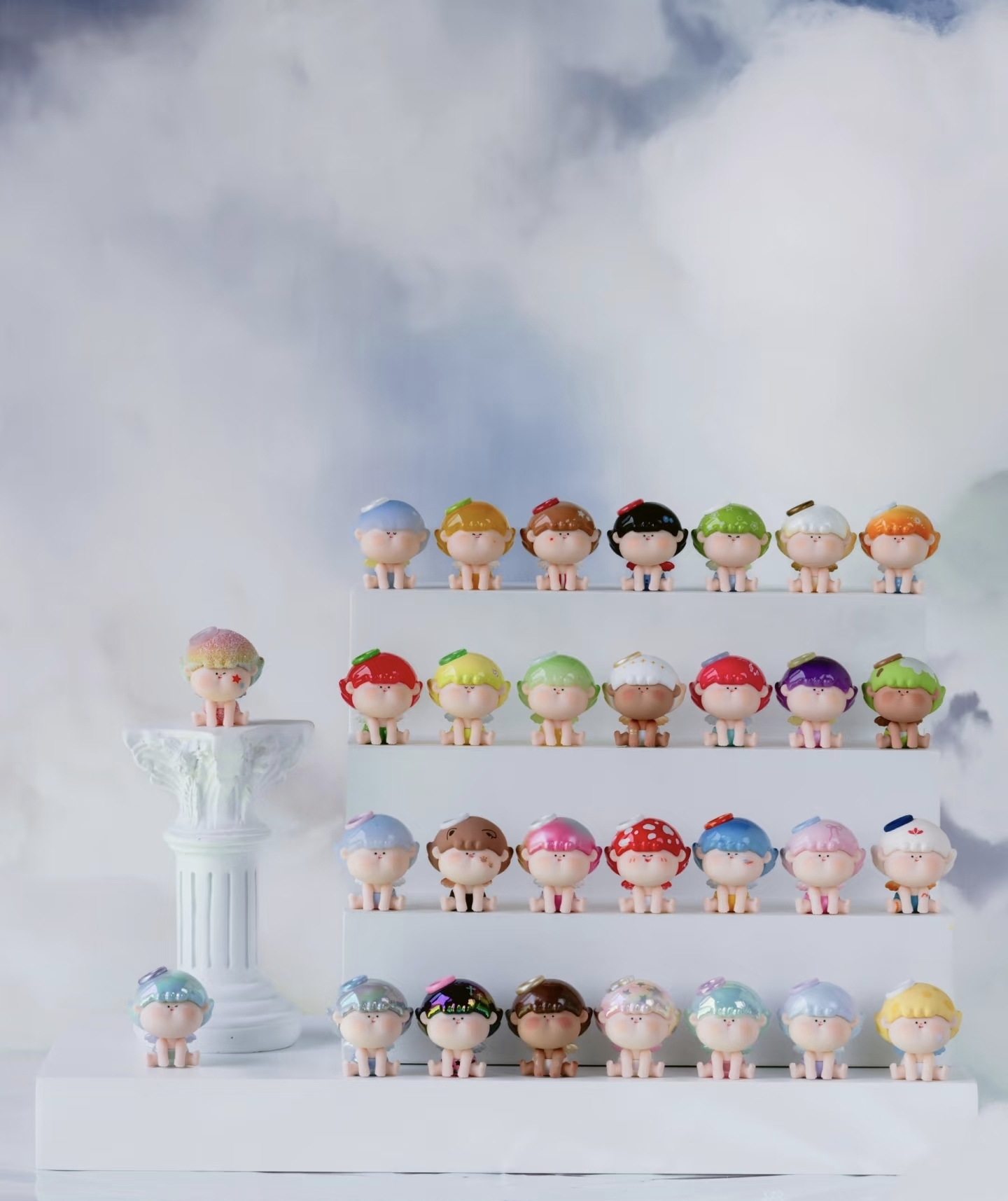 【拆盒】 麦兜阿玛莉莉丝缤纷天使二代萌粒正品潮玩盲盒盲袋【拆盒】