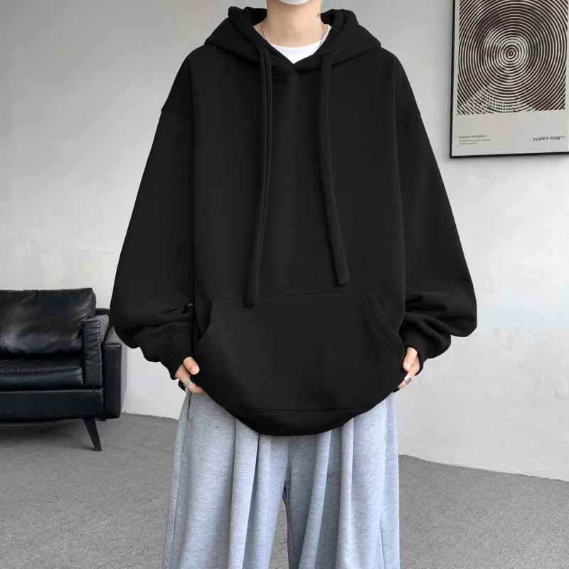 重磅复古 850 克假两件 V 领毛衣（男女慵懒风针织外穿款