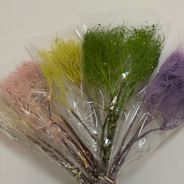 永生雾凇梦幻草适合花店插花做手工插花瓶diy永生花白色干花