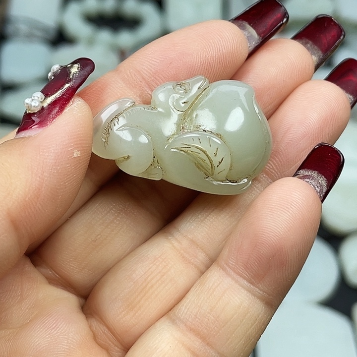 和田玉挂件未镶嵌