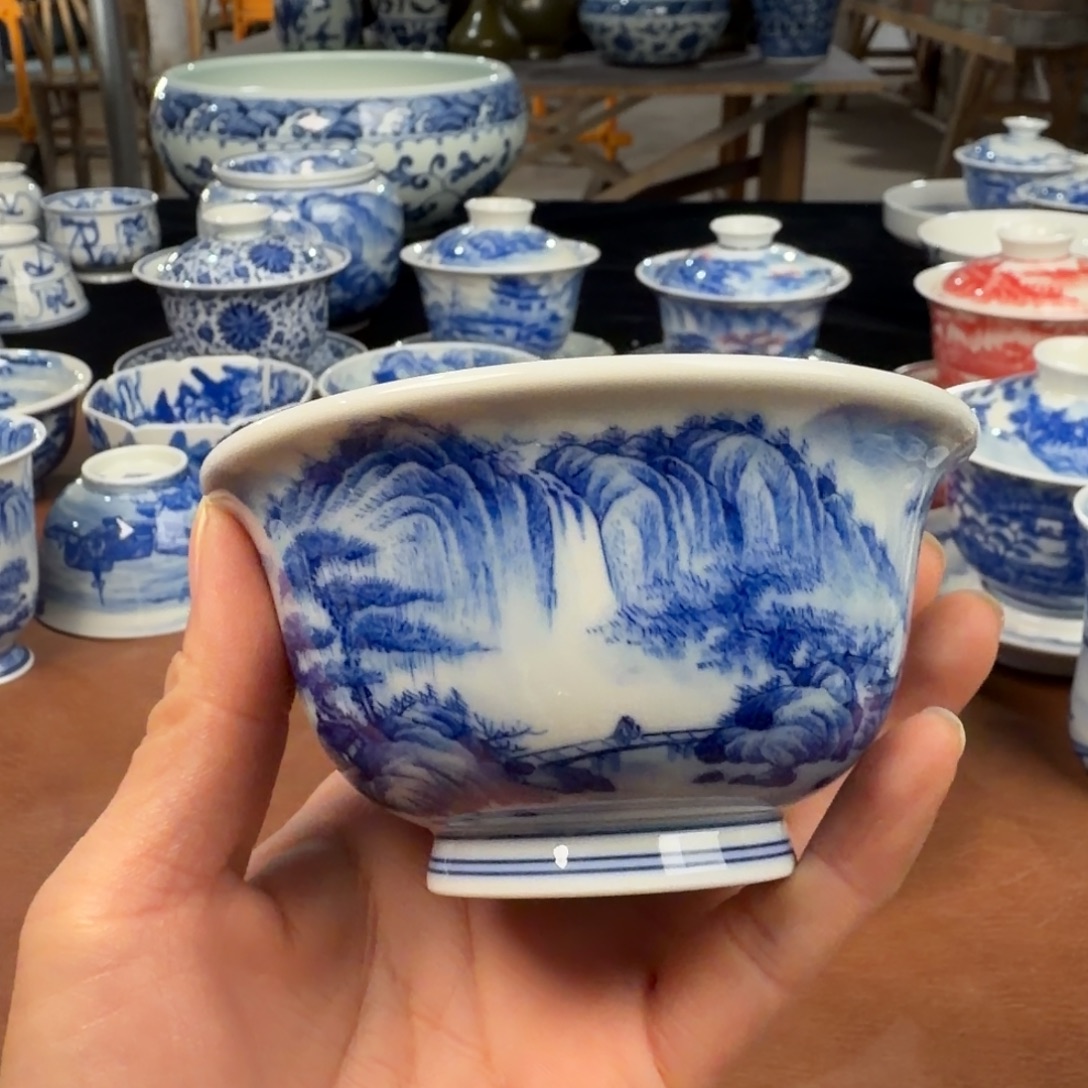 景德镇陶瓷手工手绘