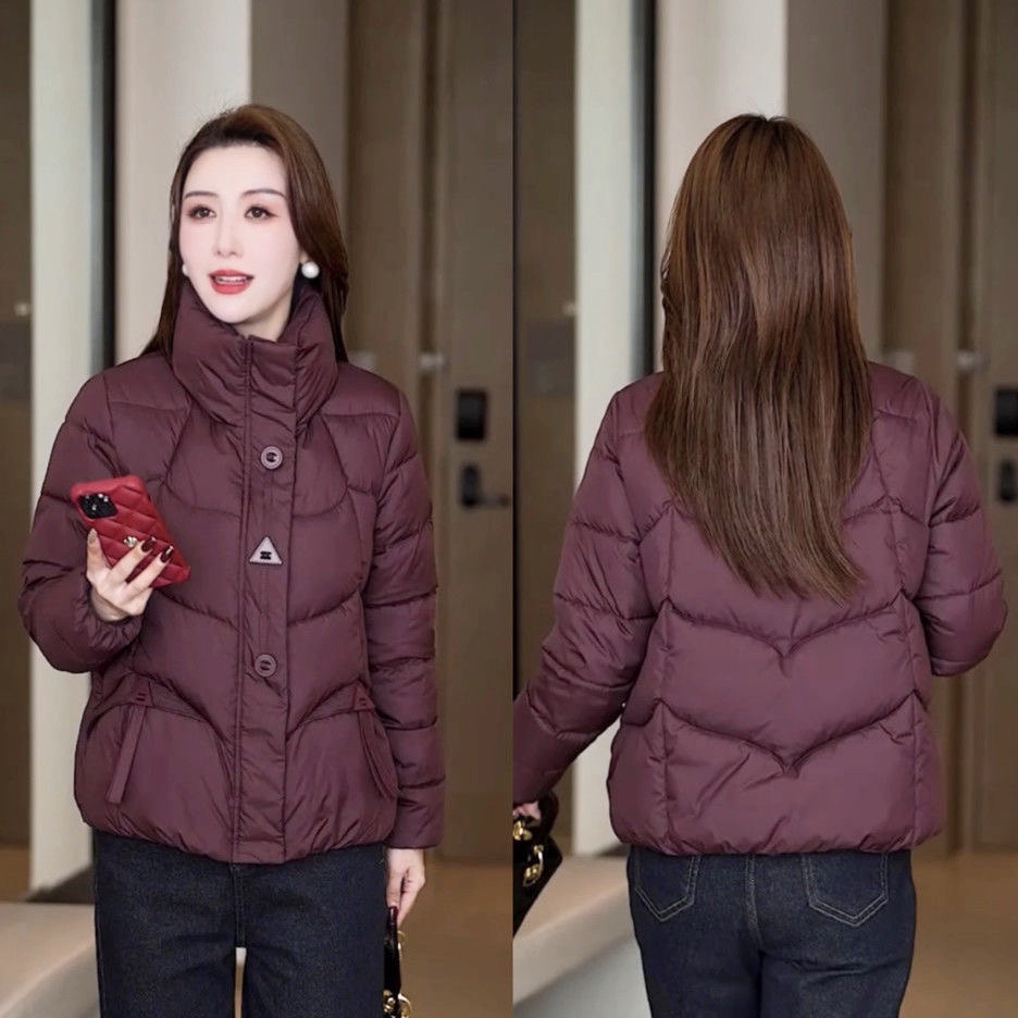冬季新款时尚短款棉服女2025洋气显瘦加厚棉袄保暖小个子棉衣