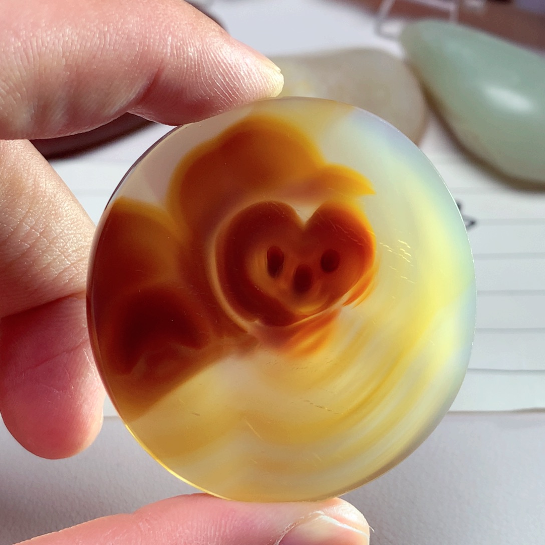 玛瑙/玉髓吊坠(不含链)未镶嵌用****1