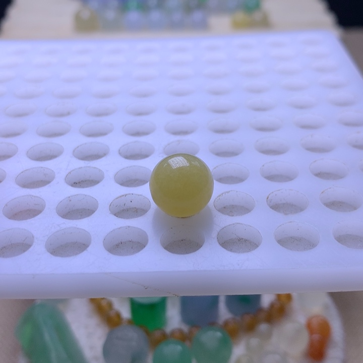 未镶嵌手链翡翠12翡翠圆珠