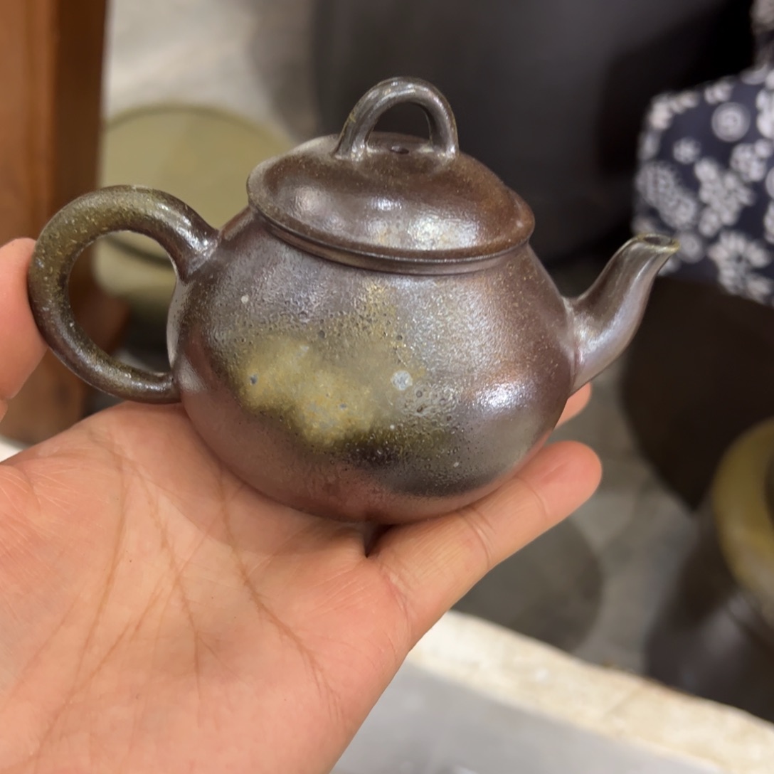 贵台龙窑柴烧茶壶A146