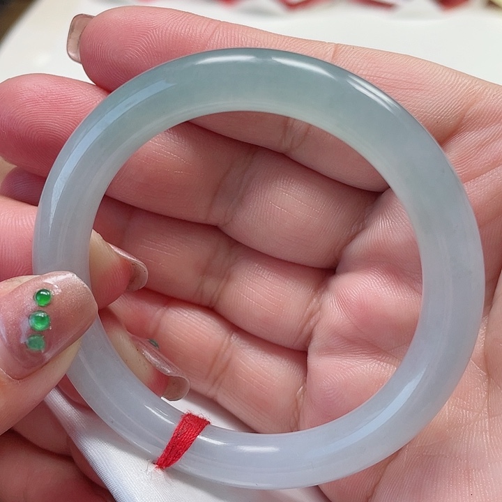 翡翠手镯未镶嵌缅甸翡翠手镯51圈