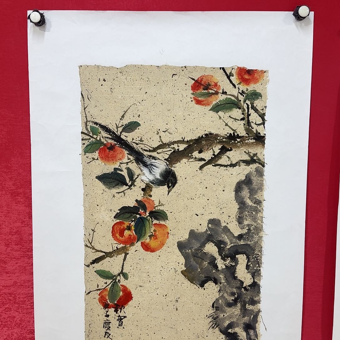 国画精品花鸟系列李老师作品