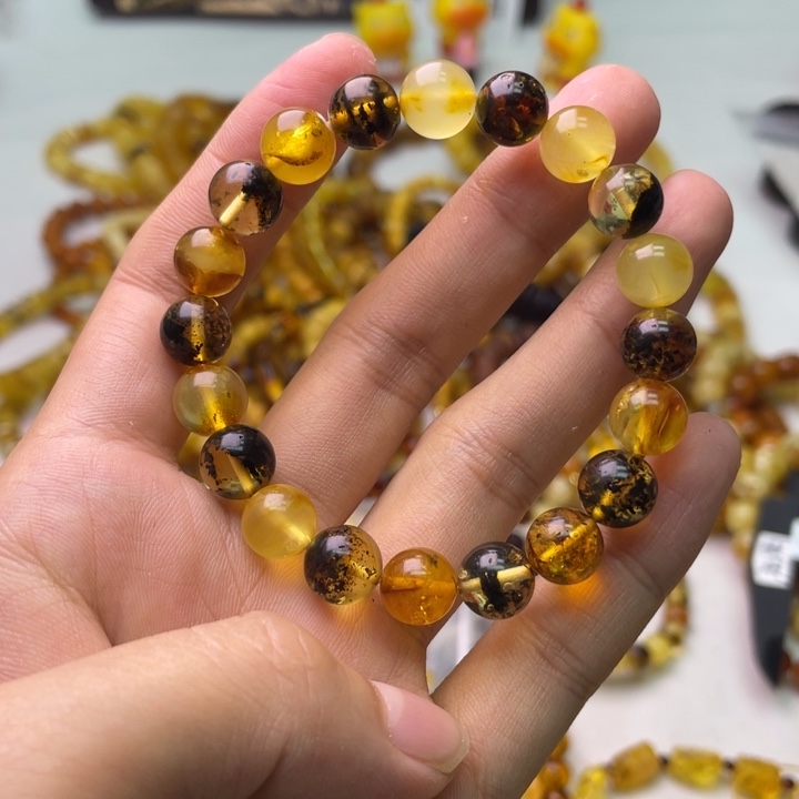 树脂六臻珠宝天然手串