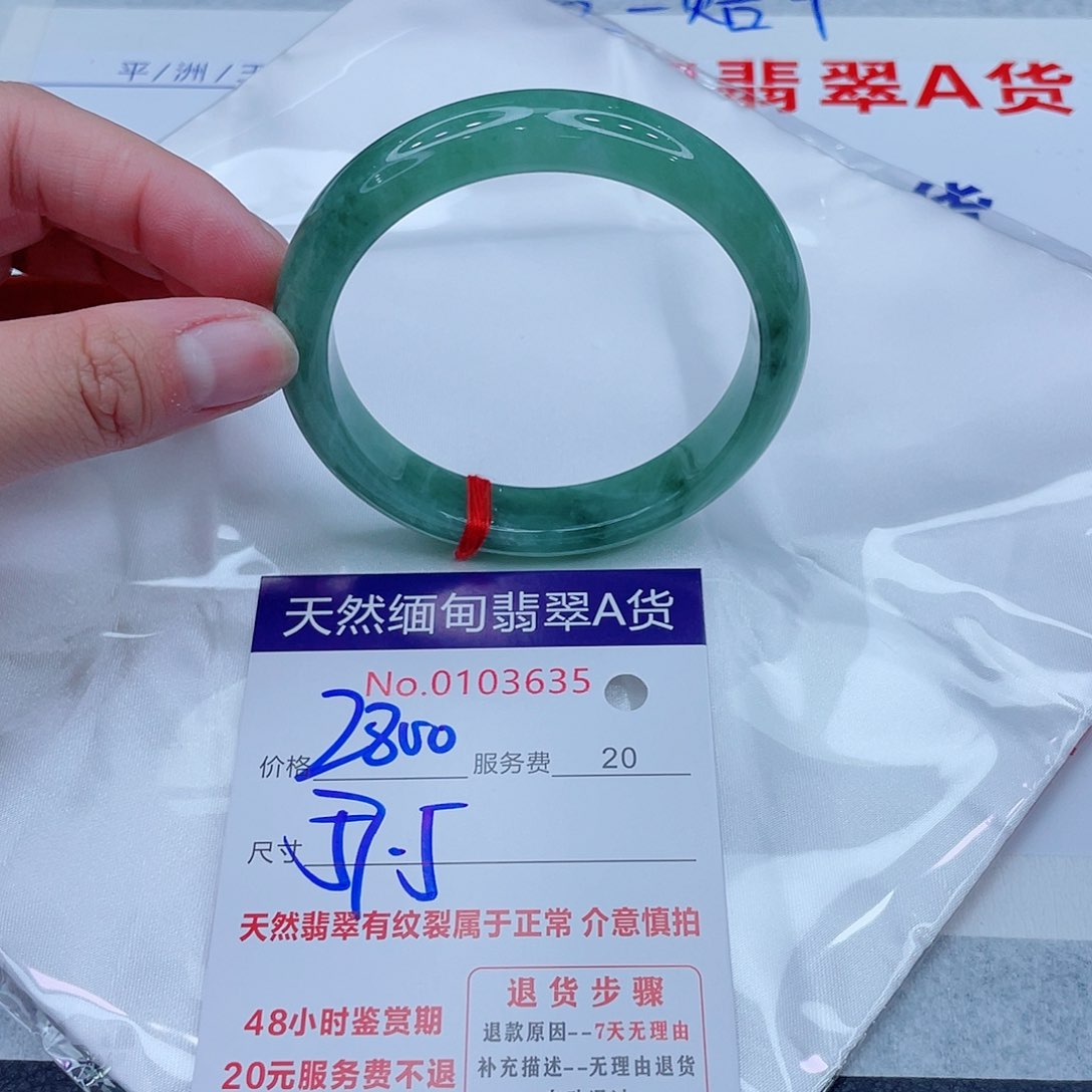 未镶嵌手镯翡翠2800.000000