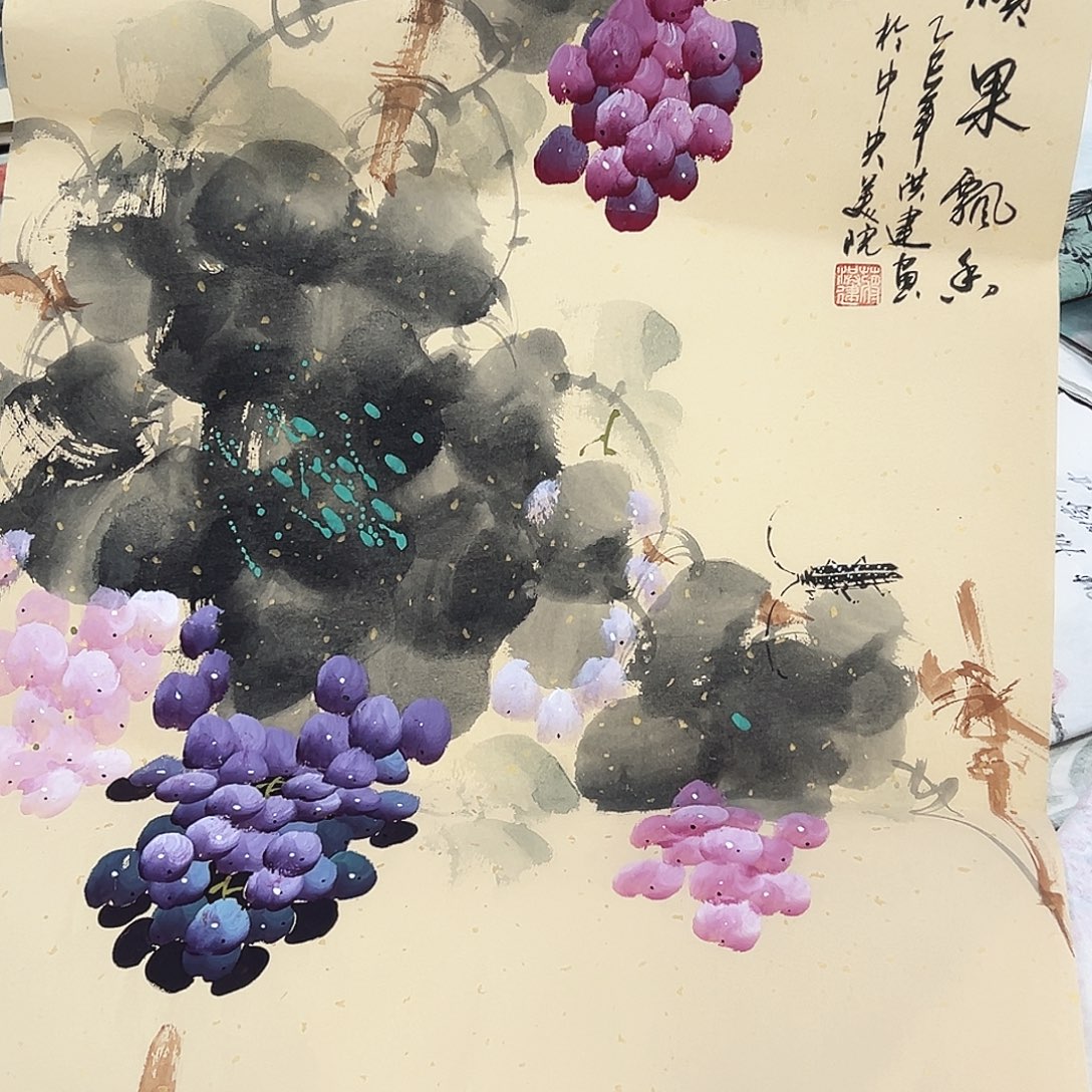 国画事事顺心如意万事如意