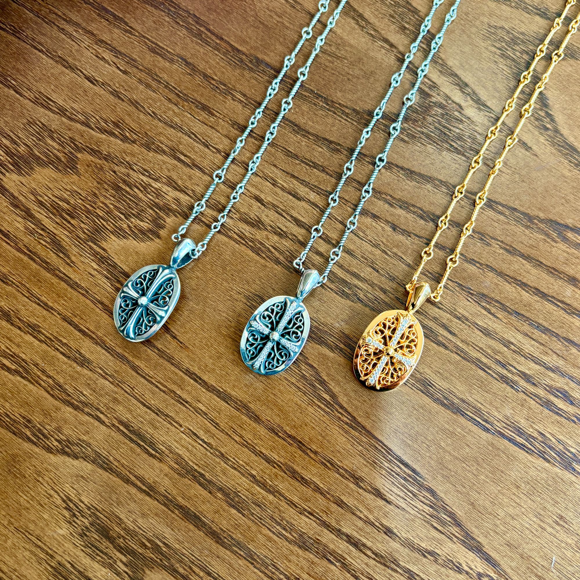 铜合金项链 守护者系列项链复古做旧毛衣链