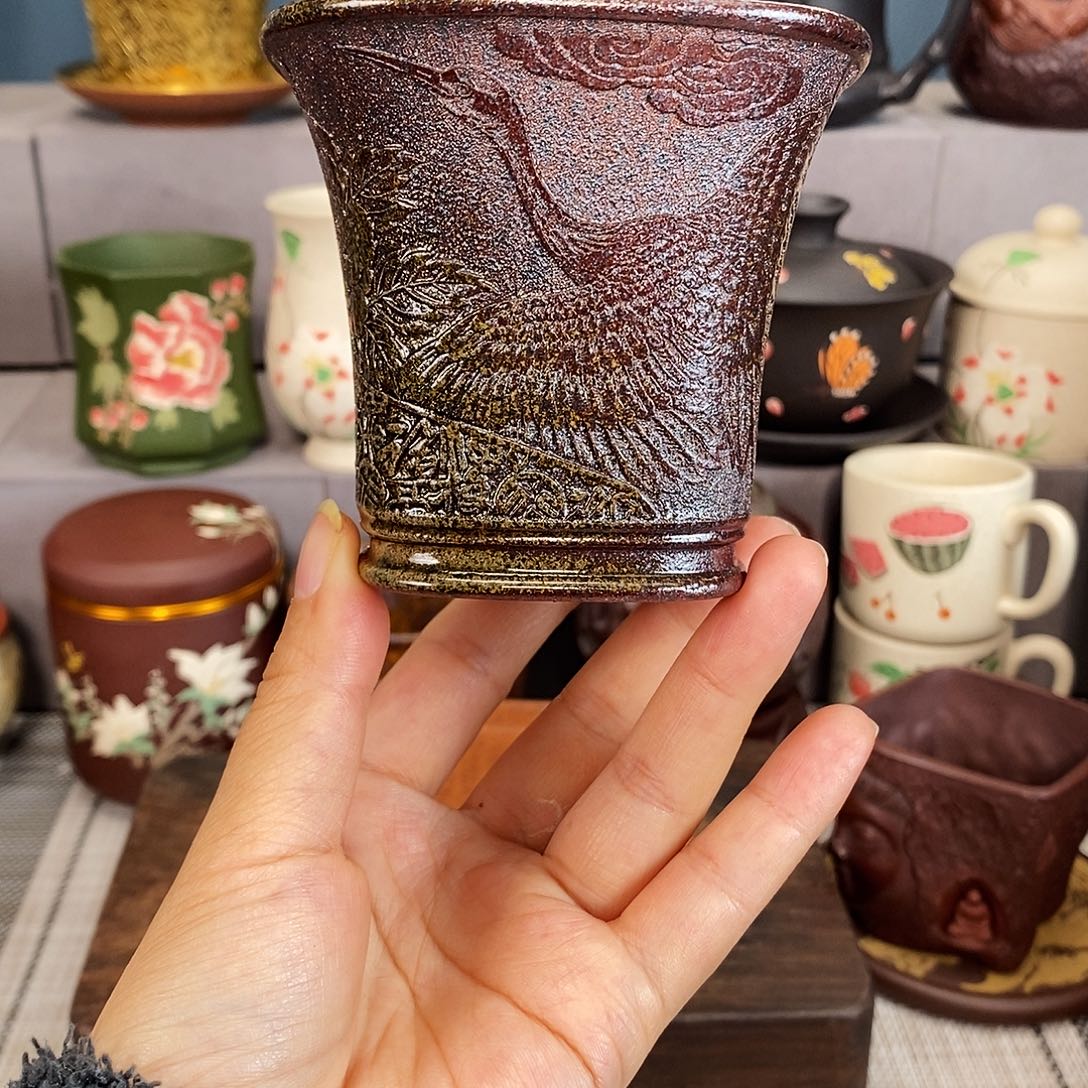 紫砂茶杯紫砂紫砂