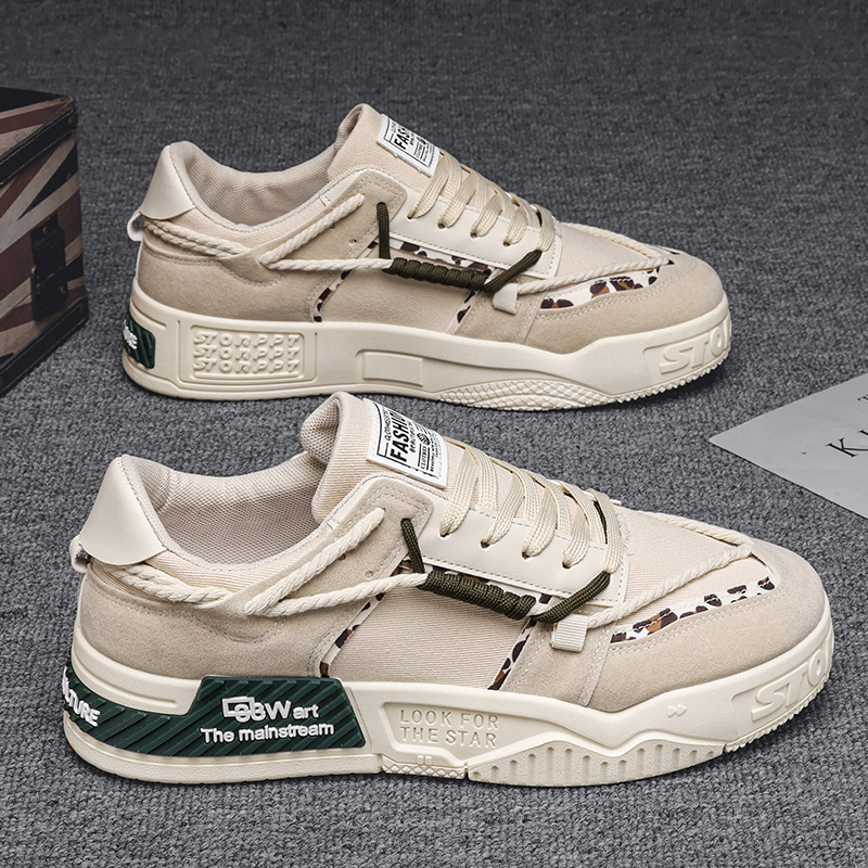 啄木鸟鞋厚底帆布鞋鞋子男式男运动板鞋潮流休闲设计ins学生潮鞋