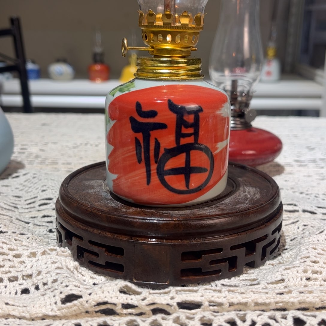 摆件景德镇陶瓷香薰灯