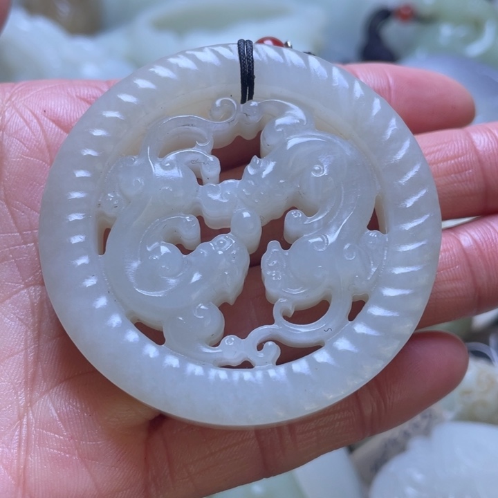 和田玉吊坠(不含链)未镶嵌楚**秋