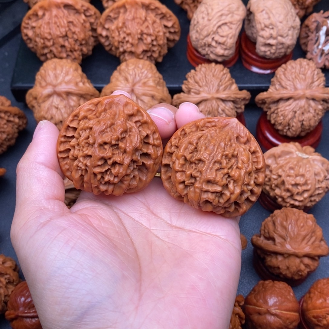 把件文玩核桃43官帽强迫症勿拍