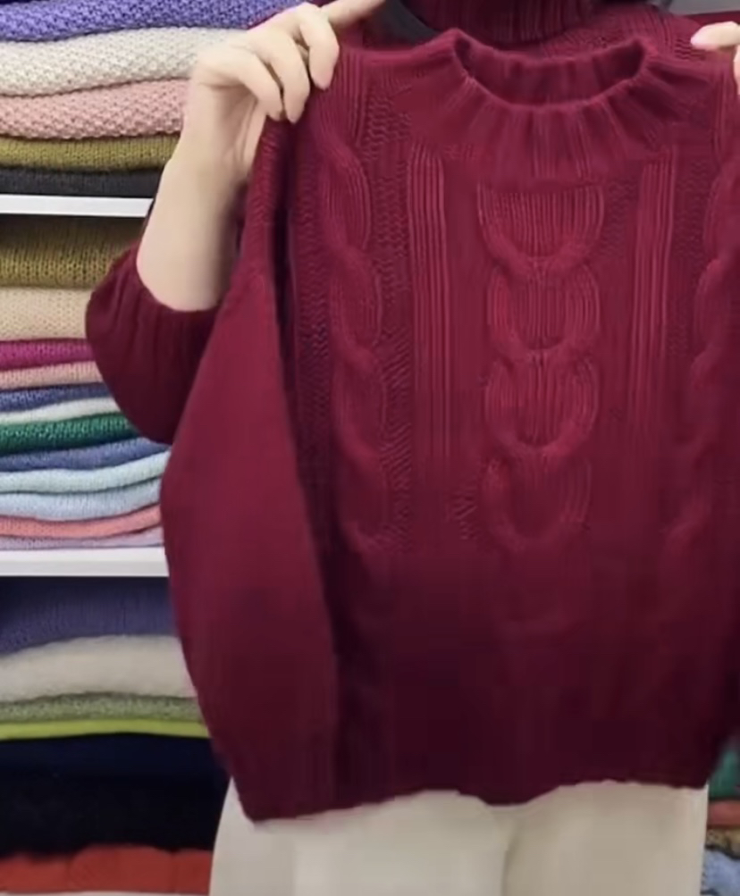 织绒毛麻花羊毛线衣服编织毛线团，标价是2两价格