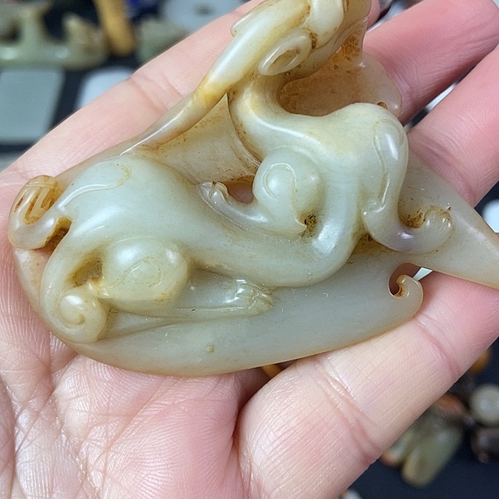 和田玉（糖玉）挂件未镶嵌