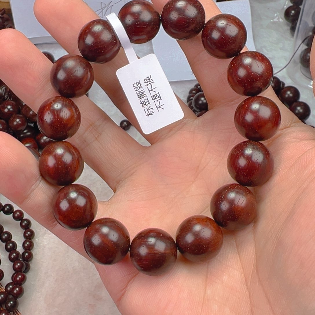 小叶紫檀手串/手链金**祖原汁原味1.5鳞