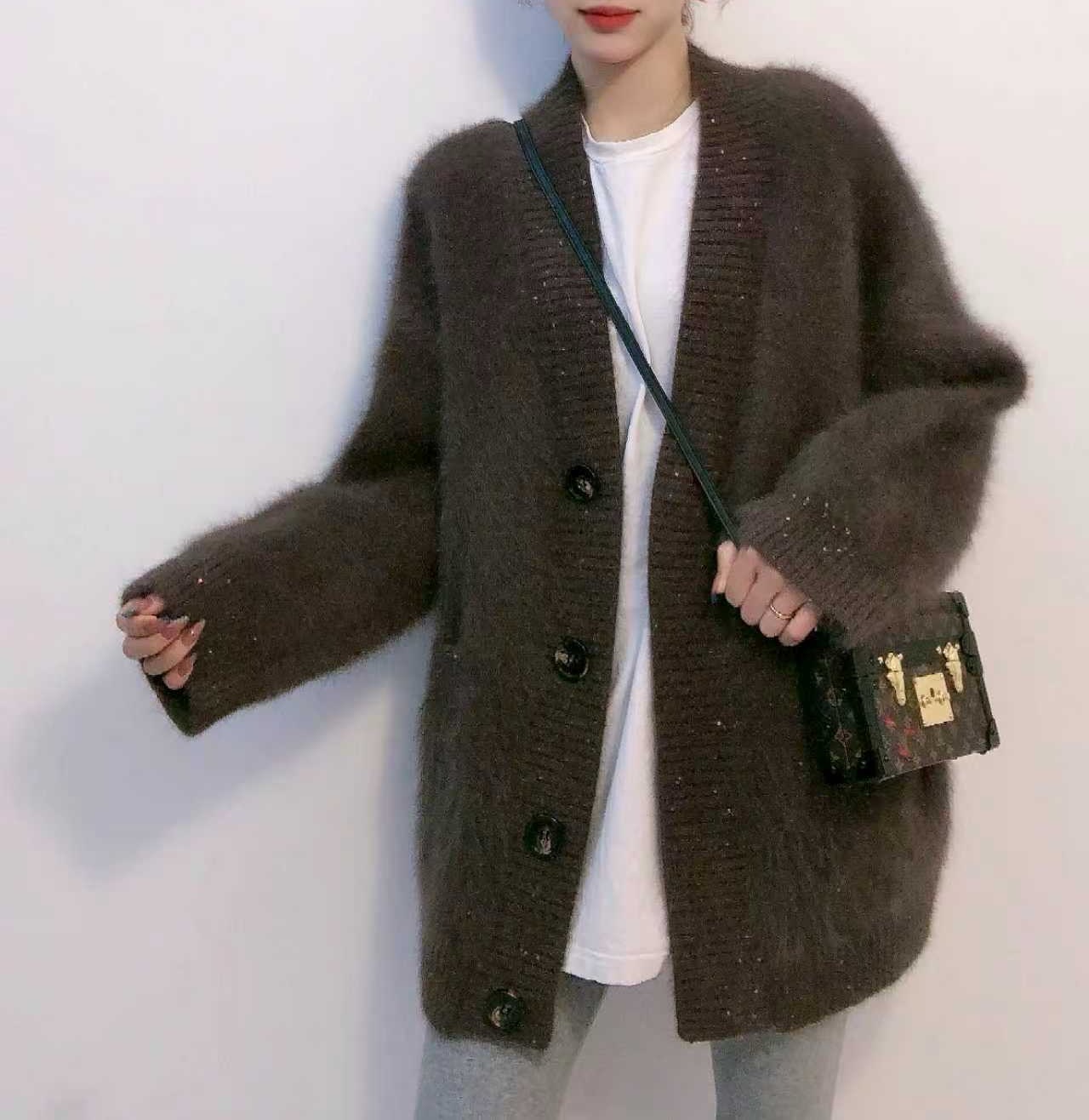 AG  极品猛犸毛开衫外套