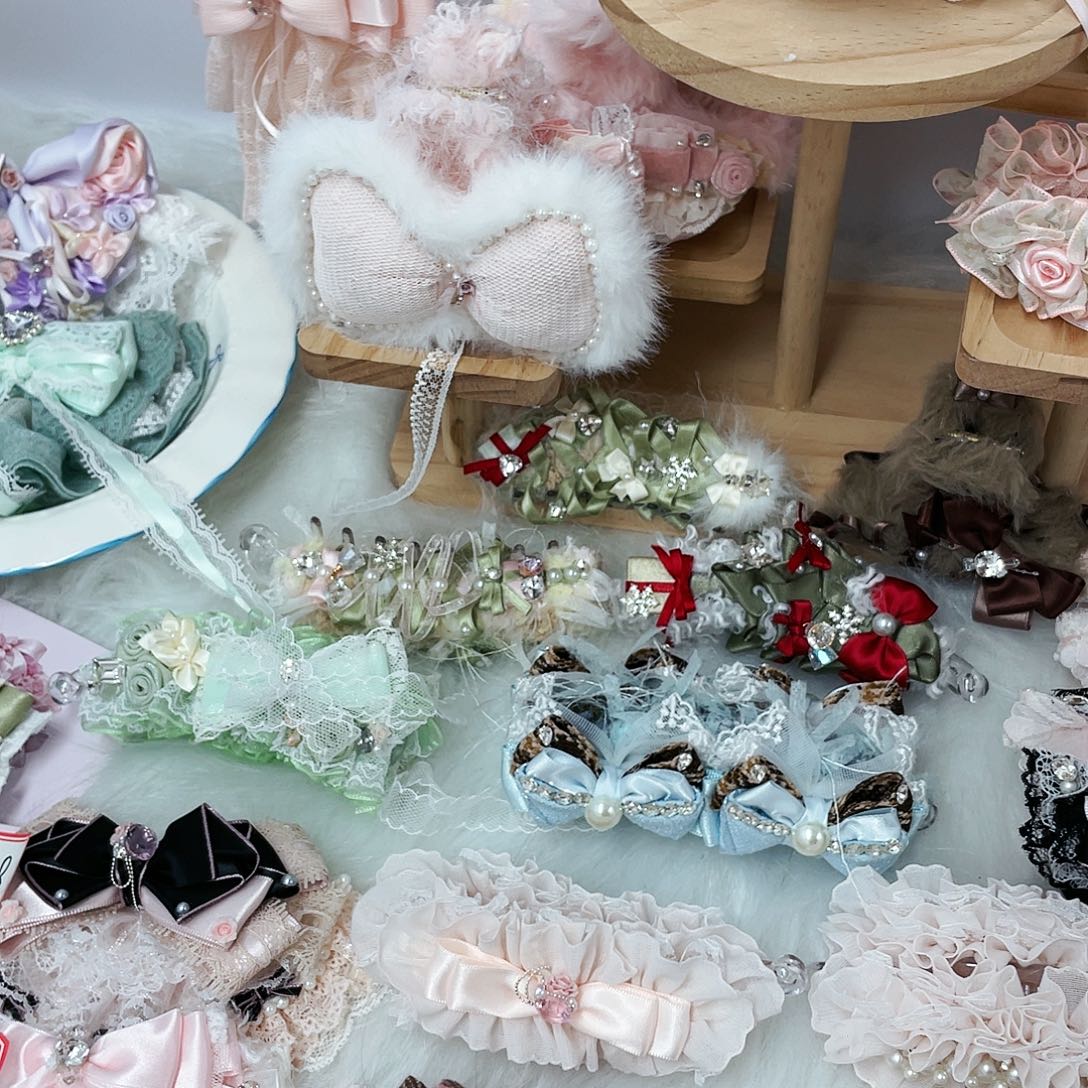 布艺铁合金发夹发饰