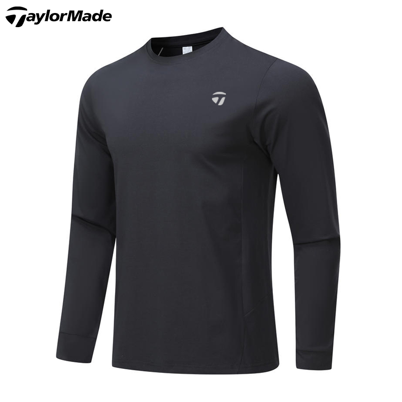 TaylorMade泰勒梅高尔夫服装新款男士春季运动时尚透气长袖上衣