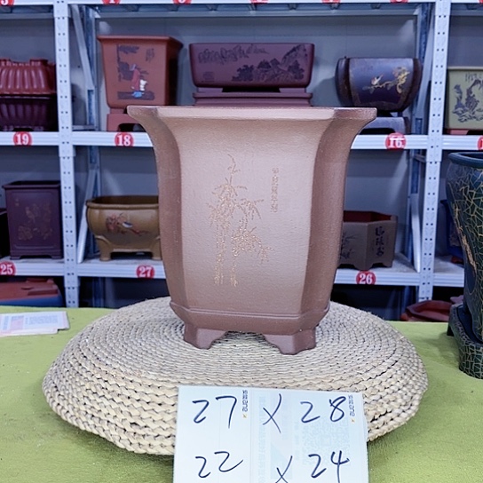 紫砂花盆宜兴紫砂厂