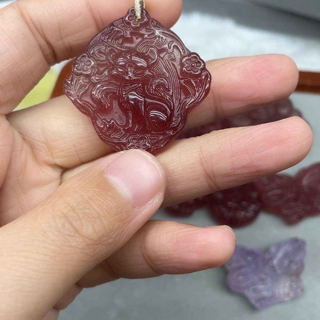 水晶吊坠配件未镶嵌