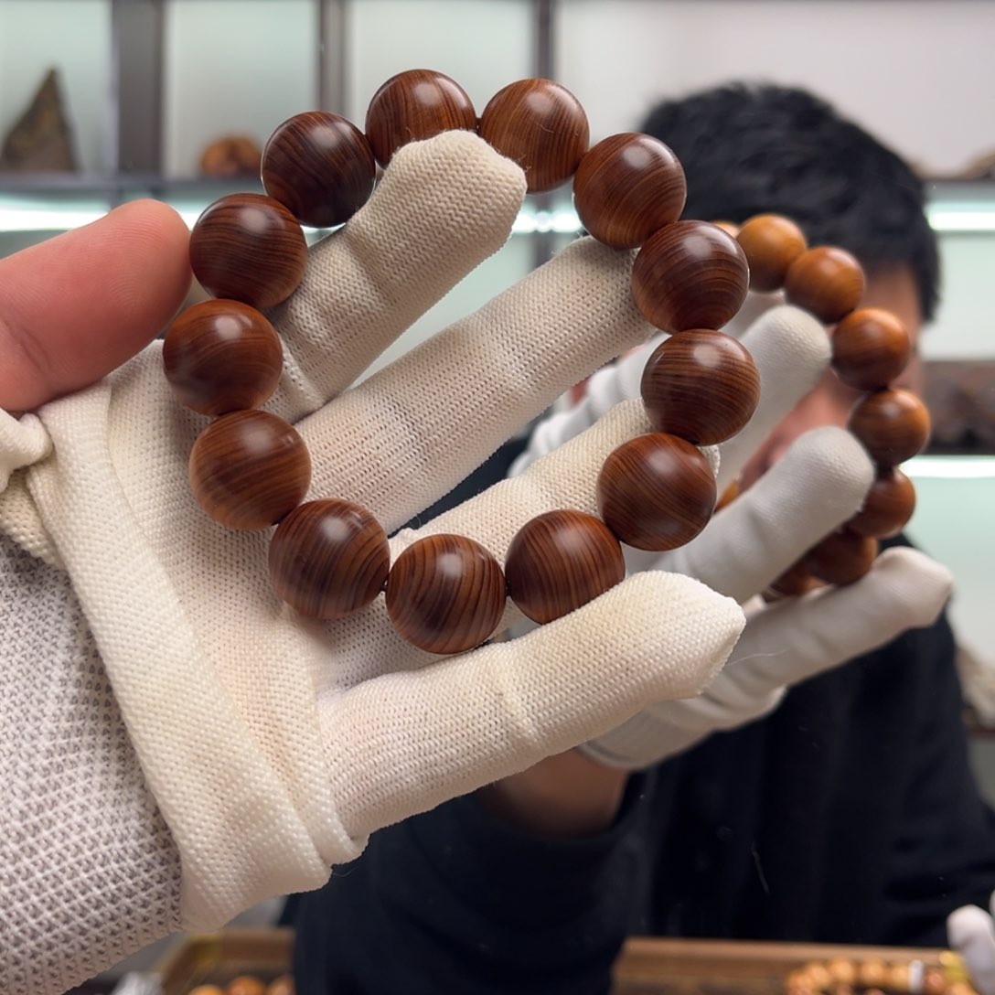 柏木（崖柏）手串/手链淤****t1.8黑油甜香泥膏香料