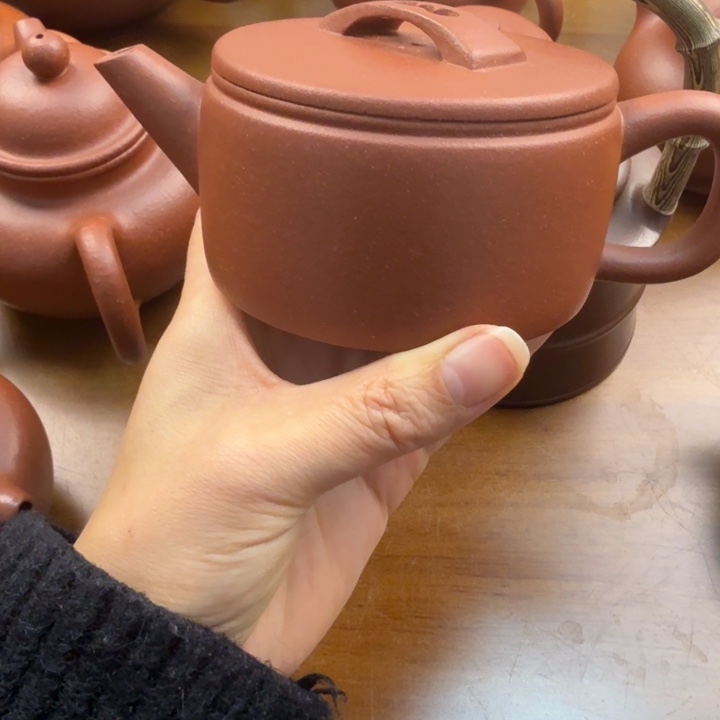 茶壶紫砂200cc红降坡汉瓦